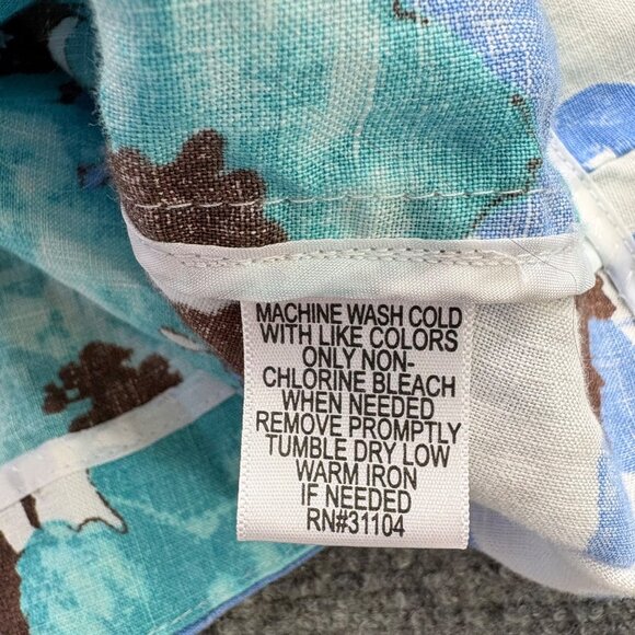 Kim Rogers Jacket Womens Large‎ Floral Linen Blazer Multicolor Cottagecore - Picture 3 of 13